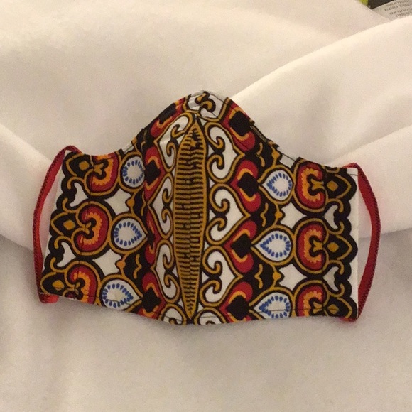 Hand Crafted by acsuleco Accessories - Hand Made Washable Dashiki Face Mask Sz Adult
